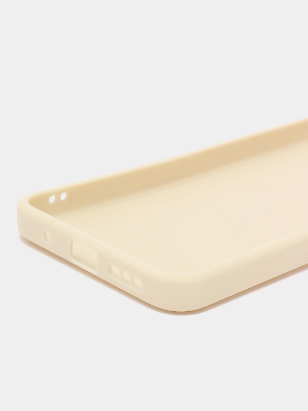 Молочный силиконовый чехол для Xiaomi Redmi 10 (Редми 10), прозрачный