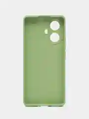 Зеленый силиконовый чехол для Realme 10 Pro+  / 10 Pro Plus (Реалми 10 Про Плюс 5 Джи), прозрачный