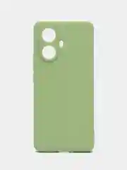 Зеленый силиконовый чехол для Realme 10 Pro+  / 10 Pro Plus (Реалми 10 Про Плюс 5 Джи), прозрачный