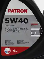 Моторное масло PATRON 5W-40, синтетическое, 4 л