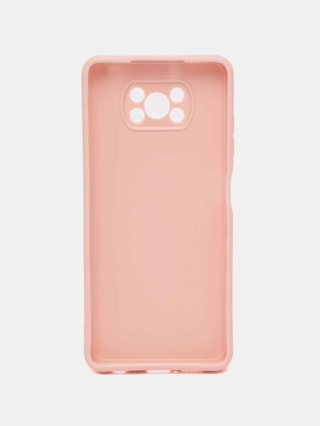Пудровый чехол для Xiaomi Poco X3 NFC, Poco X3 Pro (Сяоми Поко Икс3 нфс, Икс3 Про), силиконовый
