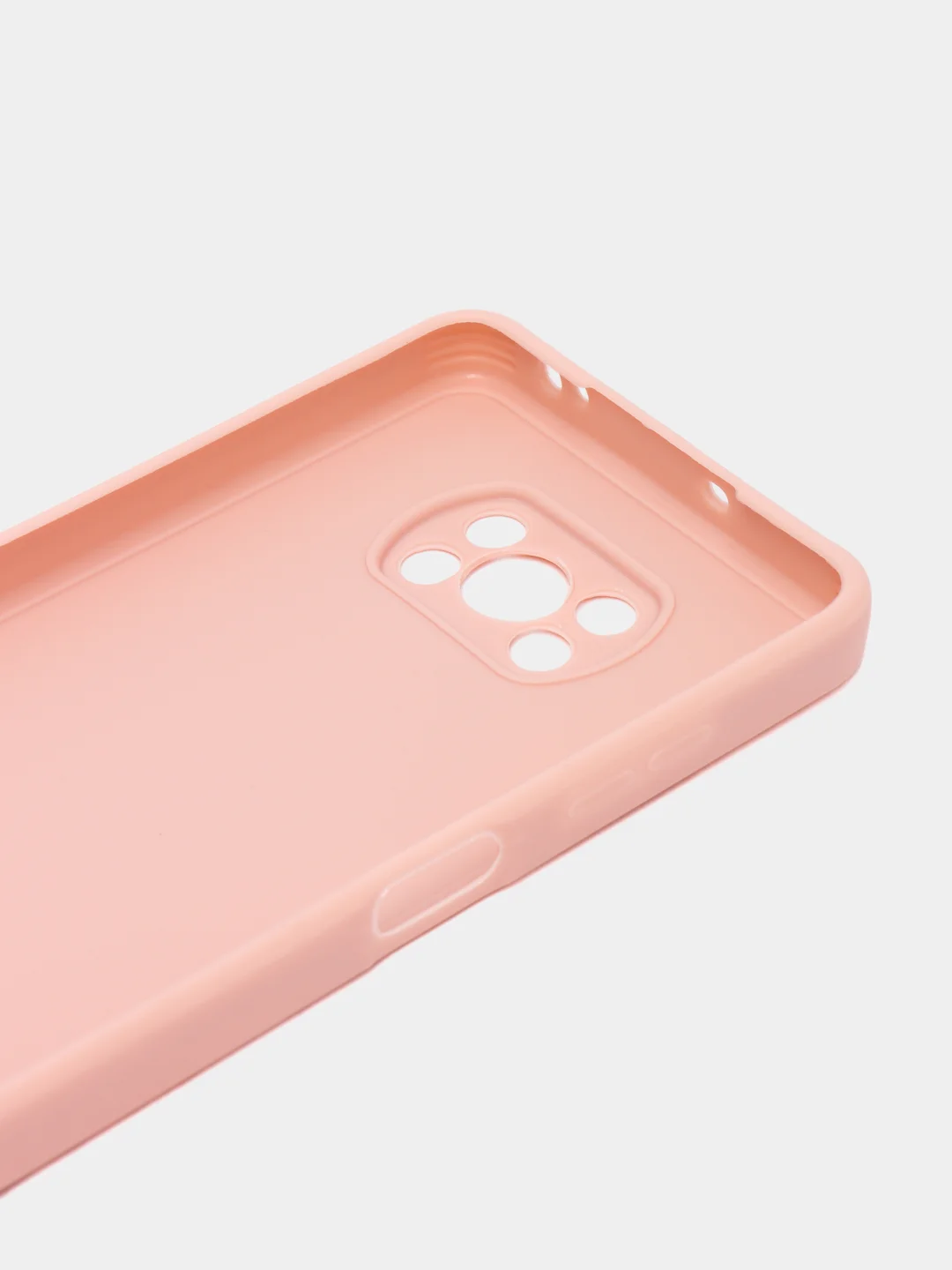 Пудровый чехол для Xiaomi Poco X3 NFC, Poco X3 Pro (Сяоми Поко Икс3 нфс, Икс3 Про), силиконовый