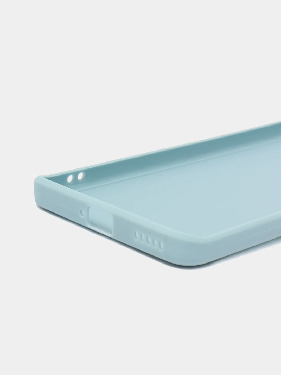 Светло-синий силиконовый чехол для Honor 50, Huawei NOVA 9 (Хонор 50, Хуавей Нова 9), прозрачный