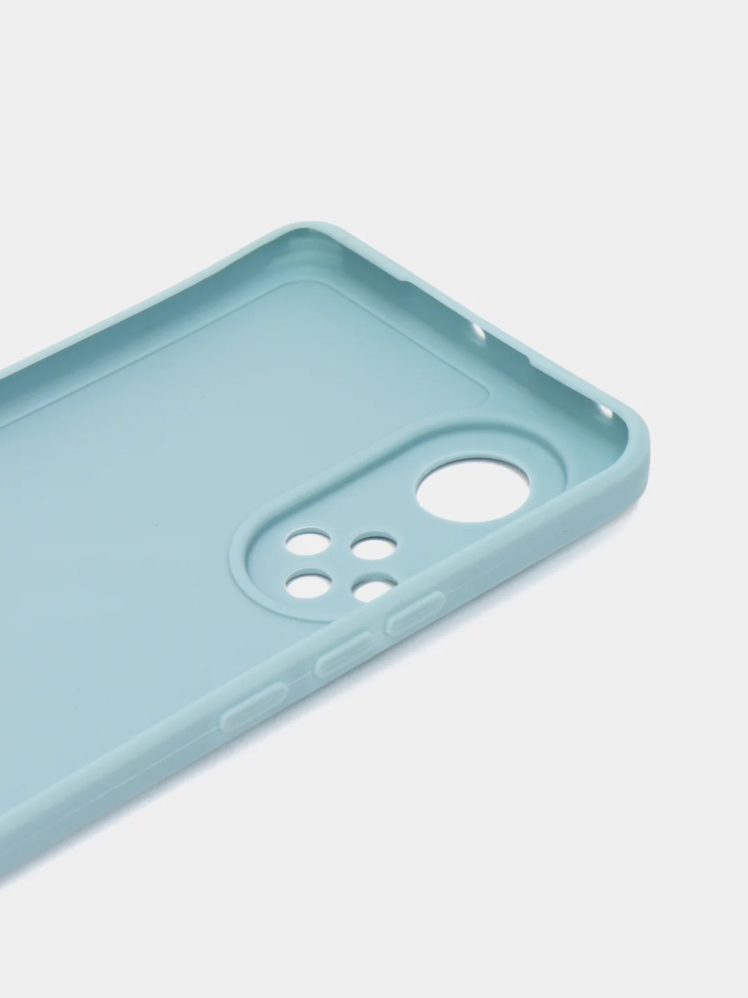 Светло-синий силиконовый чехол для Honor 50, Huawei NOVA 9 (Хонор 50, Хуавей Нова 9), прозрачный