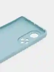Светло-синий силиконовый чехол для Honor 50, Huawei NOVA 9 (Хонор 50, Хуавей Нова 9), прозрачный
