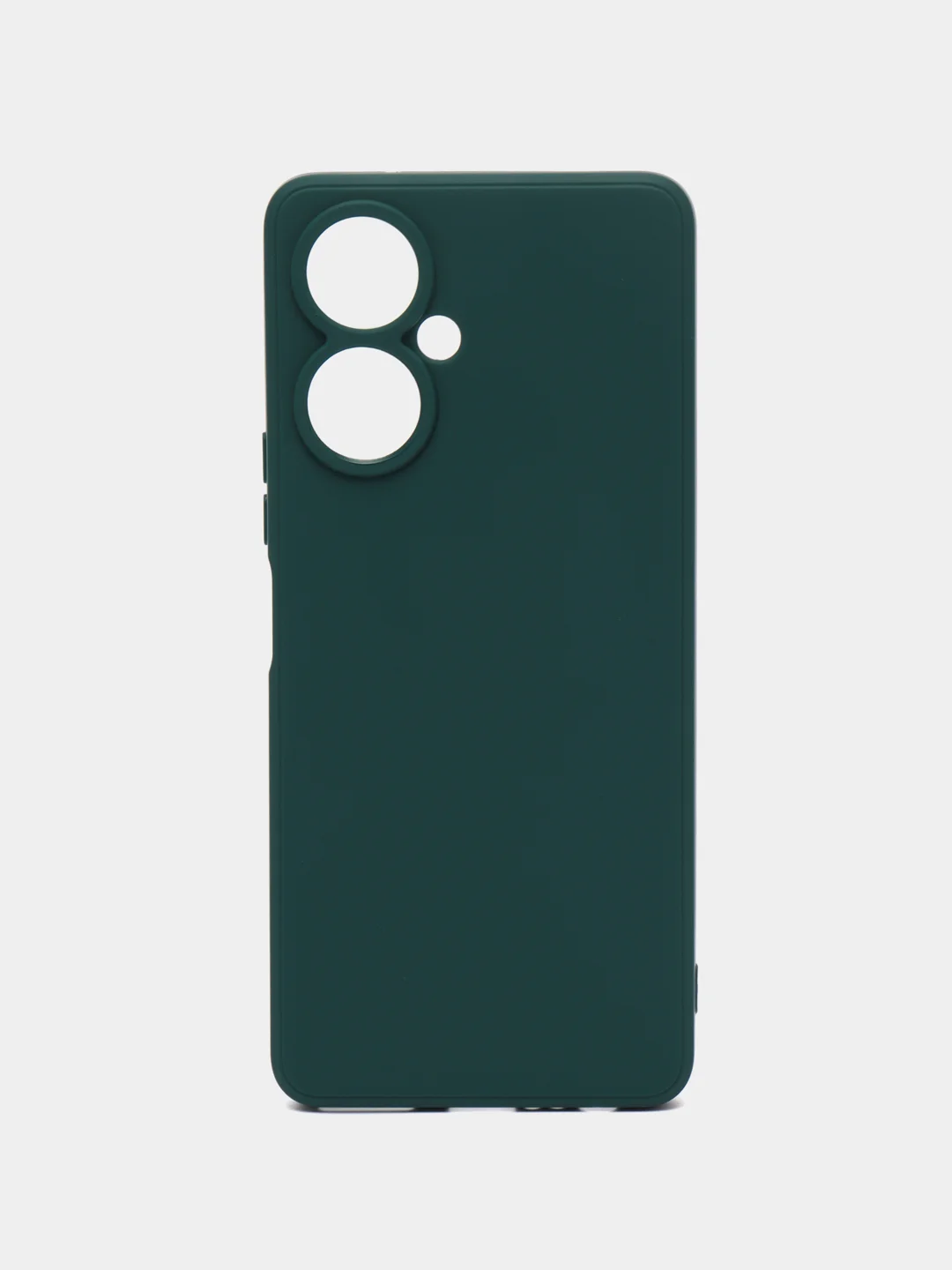 Тёмно-зелёный силиконовый чехол для Tecno Camon 19 / 19 Pro (Техно Камон 19 / 19 Про), прозрачный
