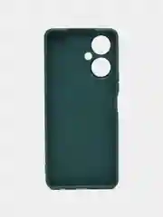 Тёмно-зелёный силиконовый чехол для Tecno Camon 19 / 19 Pro (Техно Камон 19 / 19 Про), прозрачный