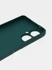 Тёмно-зелёный силиконовый чехол для Tecno Camon 19 / 19 Pro (Техно Камон 19 / 19 Про), прозрачный