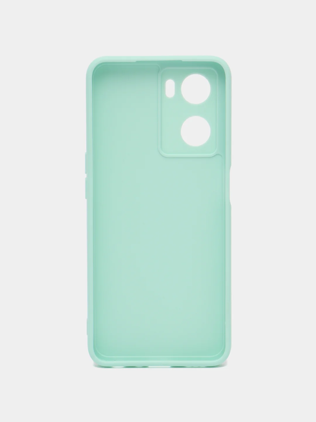 Мятный чехол для Oppo A57S, Oppo A77 4G (Оппо А57С, А77 4Ж), силиконовый, c защитой камеры