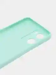 Мятный чехол для Oppo A57S, Oppo A77 4G (Оппо А57С, А77 4Ж), силиконовый, c защитой камеры