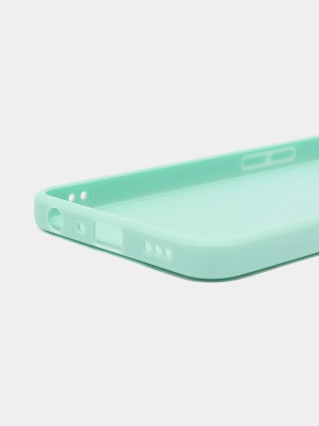 Мятный чехол для Oppo A57S, Oppo A77 4G (Оппо А57С, А77 4Ж), силиконовый, c защитой камеры