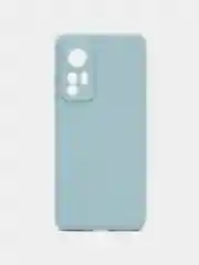 Светло-синий чехол Xiaomi 12, Xiaomi 12X силиконовый (Сяоми 12, 12Х)
