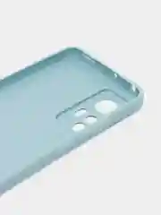 Светло-синий чехол Xiaomi 12, Xiaomi 12X силиконовый (Сяоми 12, 12Х)