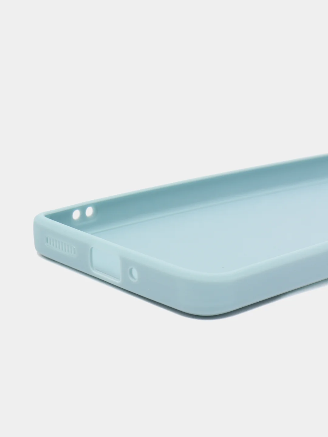 Светло-синий чехол Xiaomi 12, Xiaomi 12X силиконовый (Сяоми 12, 12Х)