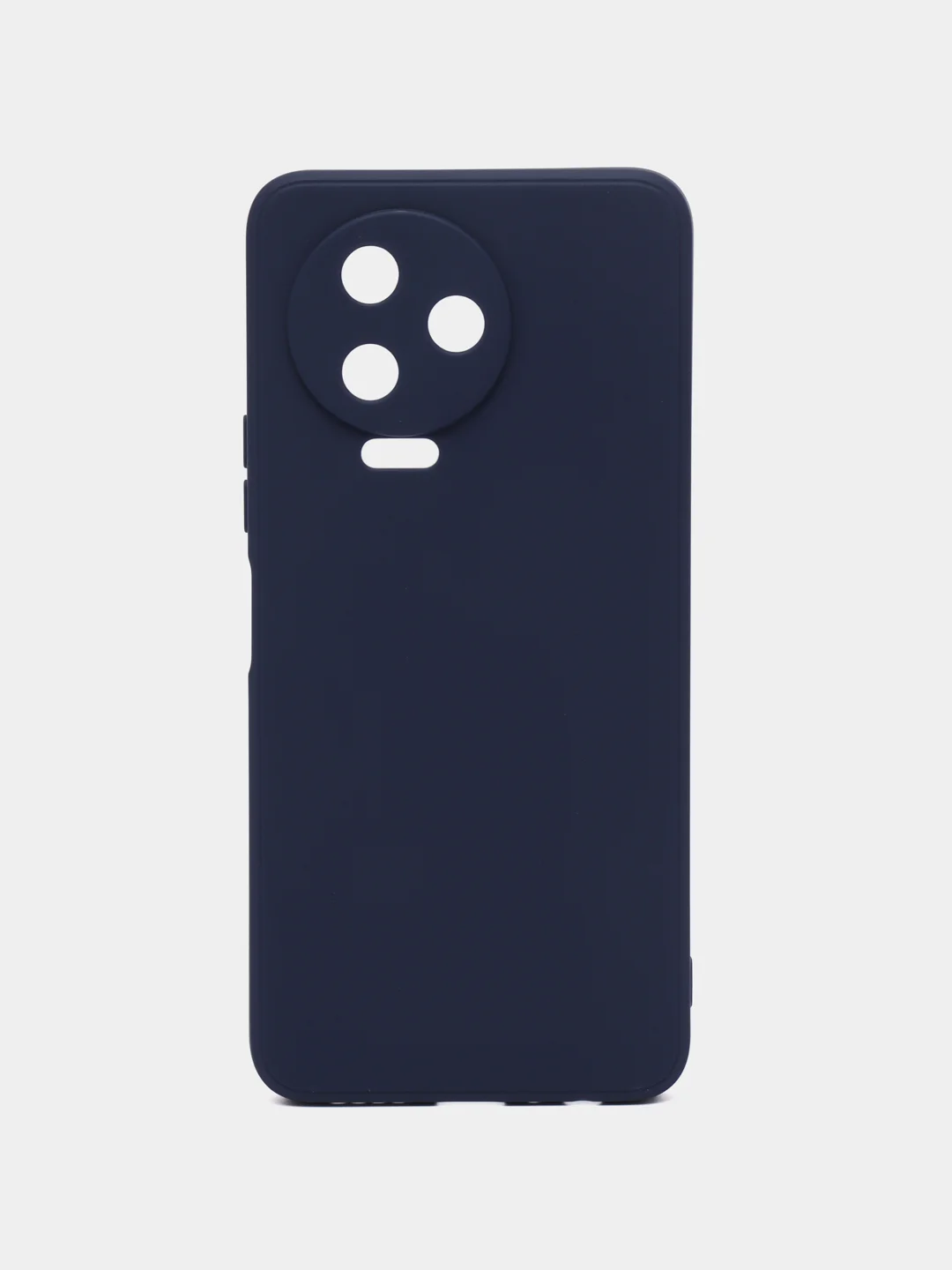 Темно-синий чехол для Infinix Note 12 Pro (Инфиникс Нот 12 Про), Note 12 (Нот 12), силиконовый