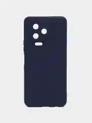 Темно-синий чехол для Infinix Note 12 Pro (Инфиникс Нот 12 Про), Note 12 (Нот 12), силиконовый