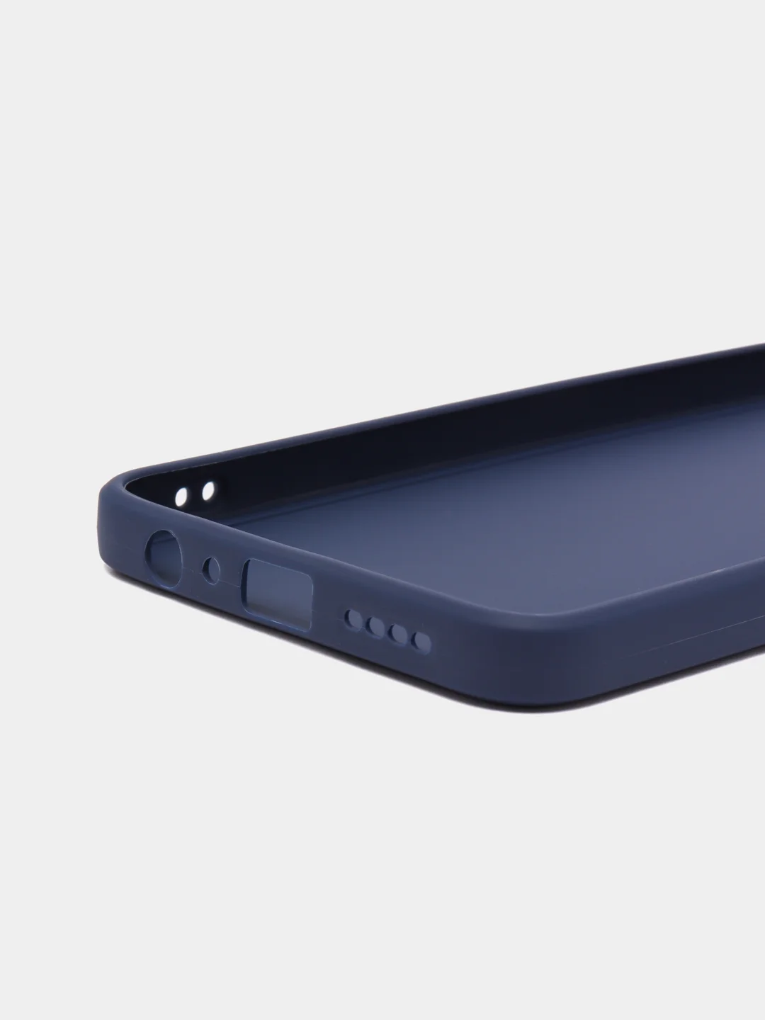 Темно-синий чехол для Infinix Note 12 Pro (Инфиникс Нот 12 Про), Note 12 (Нот 12), силиконовый