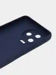 Темно-синий чехол для Infinix Note 12 Pro (Инфиникс Нот 12 Про), Note 12 (Нот 12), силиконовый