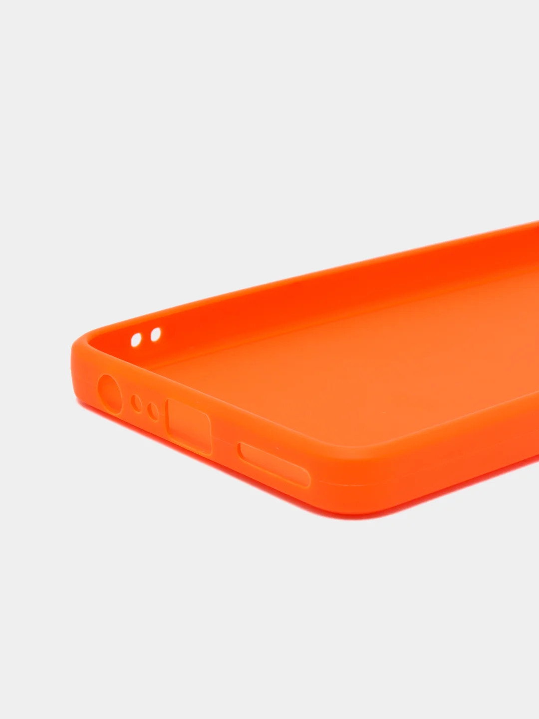 Оранжевый силиконовый чехол для Tecno Camon 19 / 19 Pro (Техно Камон 19 / 19 Про), прозрачный
