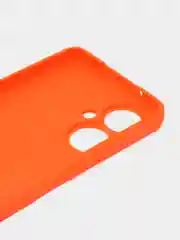 Оранжевый силиконовый чехол для Tecno Camon 19 / 19 Pro (Техно Камон 19 / 19 Про), прозрачный