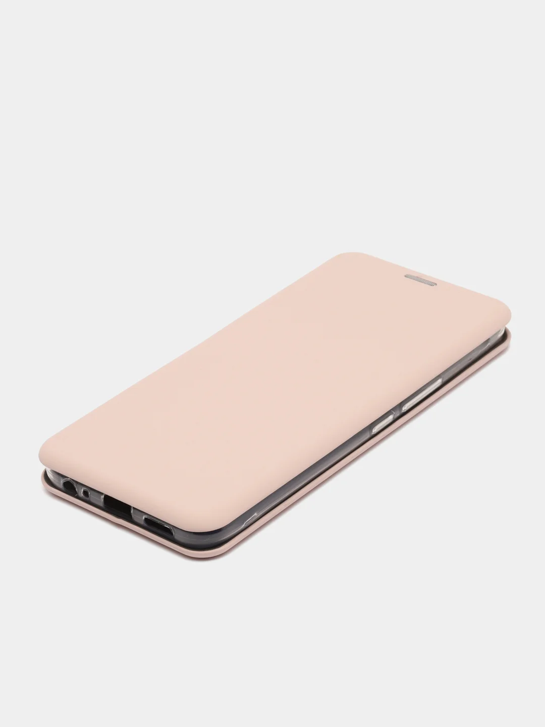 Пудровый чехол-книжка для Tecno Spark 8C / Spark Go 2022 (Техно Спарк 8С / Спарк Го 2022)