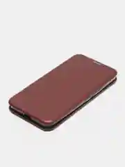 Багровый чехол-книжка Itel A48 / Ител А48