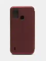 Багровый чехол-книжка Itel A48 / Ител А48