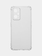 Чехол для Realme GT Neo 2 / GT 2 / GT Neo 3T ( ГТ Нео 2 / ГТ Нео 3Т ), силиконовый с защитой камеры, прозрачный
