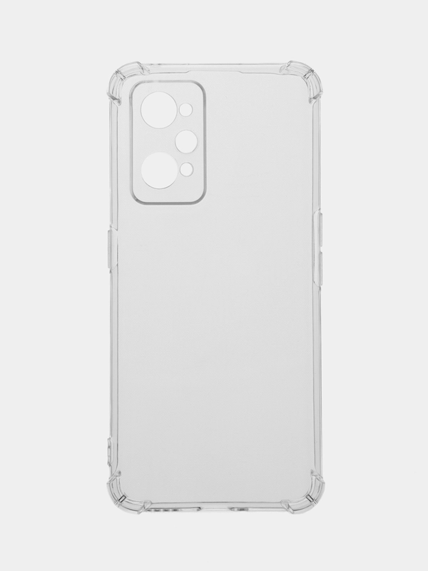 Чехол для Realme GT Neo 2 / GT 2 / GT Neo 3T ( ГТ Нео 2 / ГТ Нео 3Т ), силиконовый с защитой камеры, прозрачный
