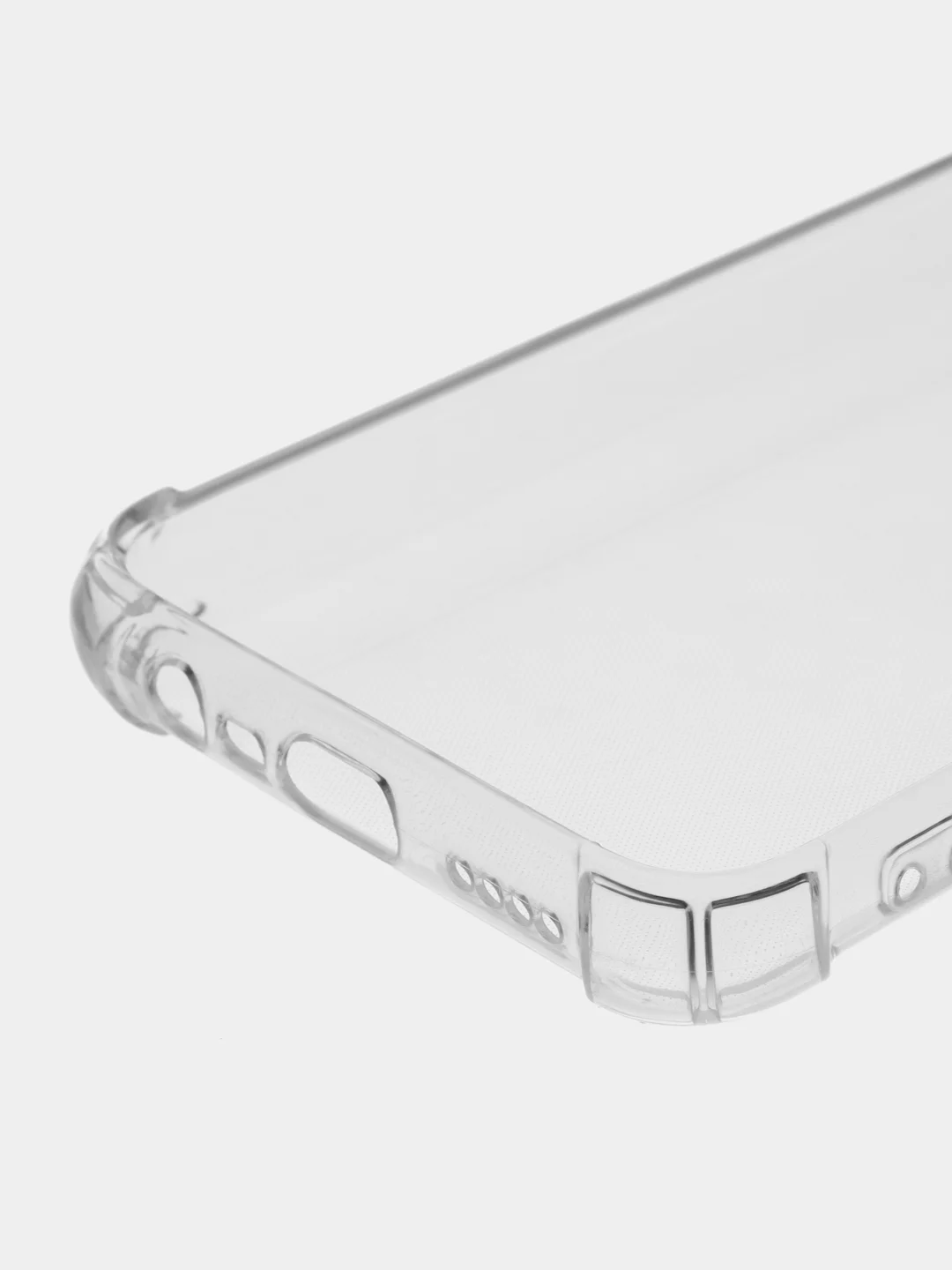 Прозрачный чехол для Realme C25, C25S (Реалми С25, С25С), прозрачный черный защита камеры