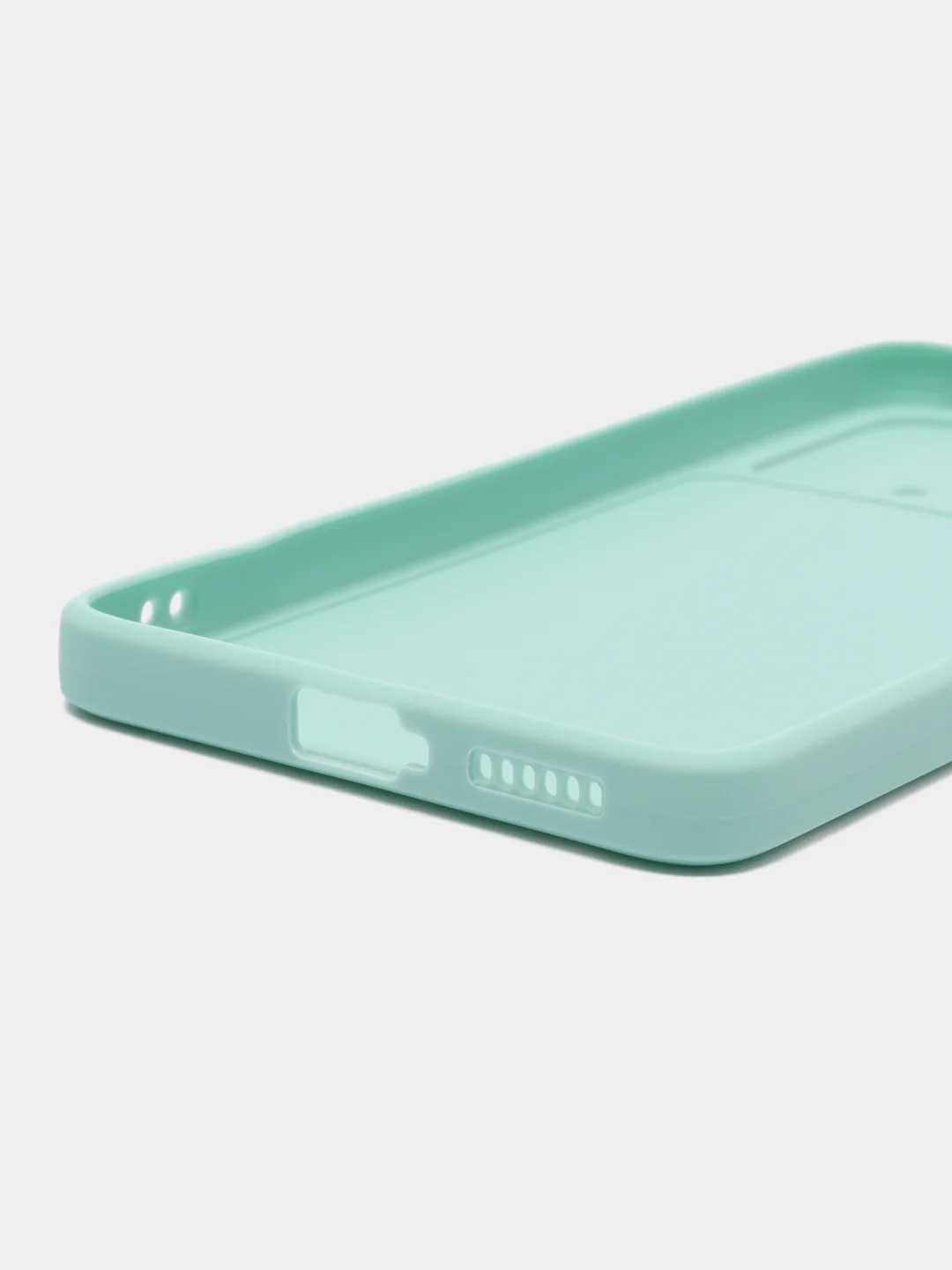 Мятный чехол Xiaomi Poco X4 Pro (Сяоми Поко Х4 Про), прозрачный