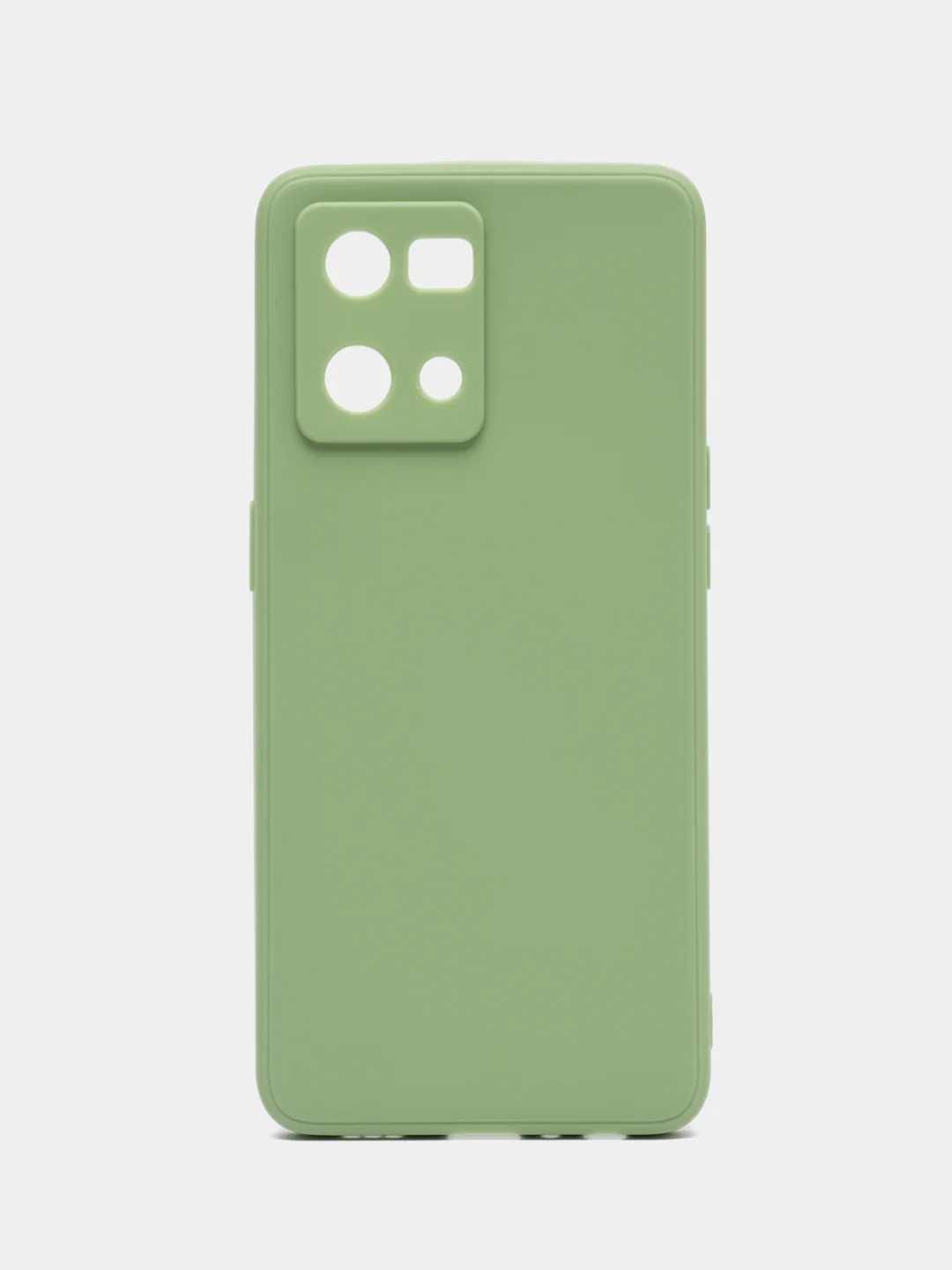 Зеленый чехол для OPPO Reno 7 4G / Reno 8 4G / Оппо Рено , силиконовый