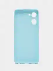 Голубой чехол для Realme 10 Pro (Реалми 10 Про) силиконовый, цветной, матовый
