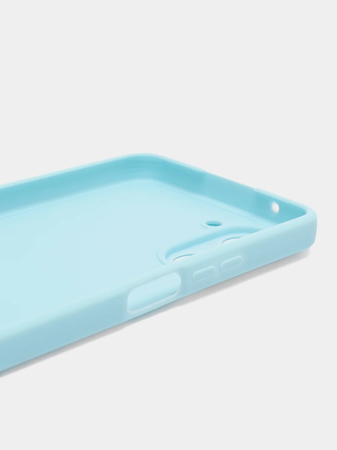 Голубой чехол для Realme 10 Pro (Реалми 10 Про) силиконовый, цветной, матовый