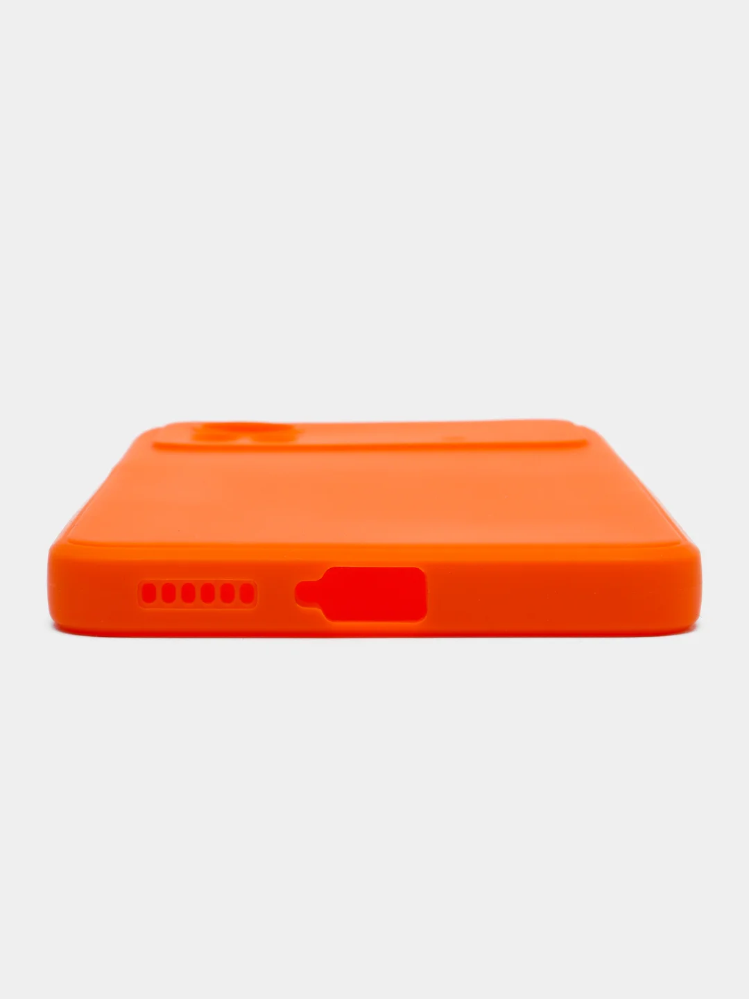 Оранжевый чехол Xiaomi Poco X4 Pro (Сяоми Поко Х4 Про), прозрачный