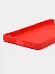 Красный чехол Xiaomi Poco X4 Pro (Сяоми Поко Х4 Про), прозрачный