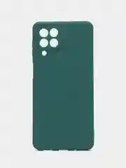 Тёмно-зелёный чехол для Samsung M53 5G (Самсунг М53), с защитой камеры