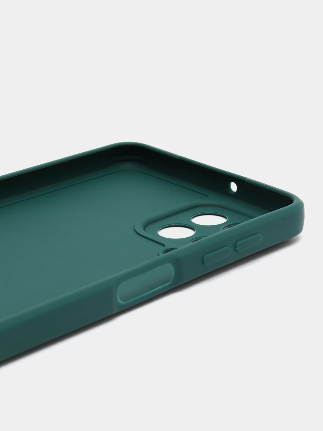 Тёмно-зелёный чехол для Samsung M53 5G (Самсунг М53), с защитой камеры