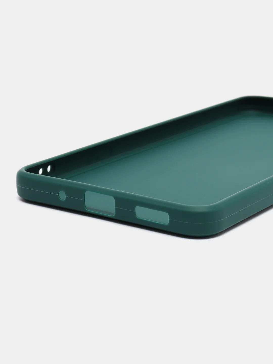 Тёмно-зелёный чехол для Samsung M53 5G (Самсунг М53), с защитой камеры