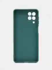 Тёмно-зелёный чехол для Samsung M53 5G (Самсунг М53), с защитой камеры
