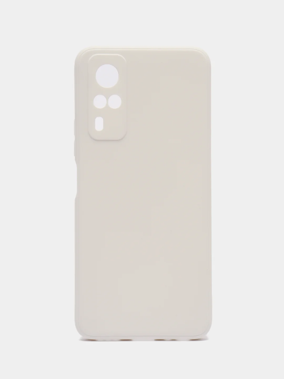 Белый чехол для Vivo Y31/Y53S 4G/Y51 2020/2021 (Виво У31/У53С 4Г/У51 2020/2021), силиконовый