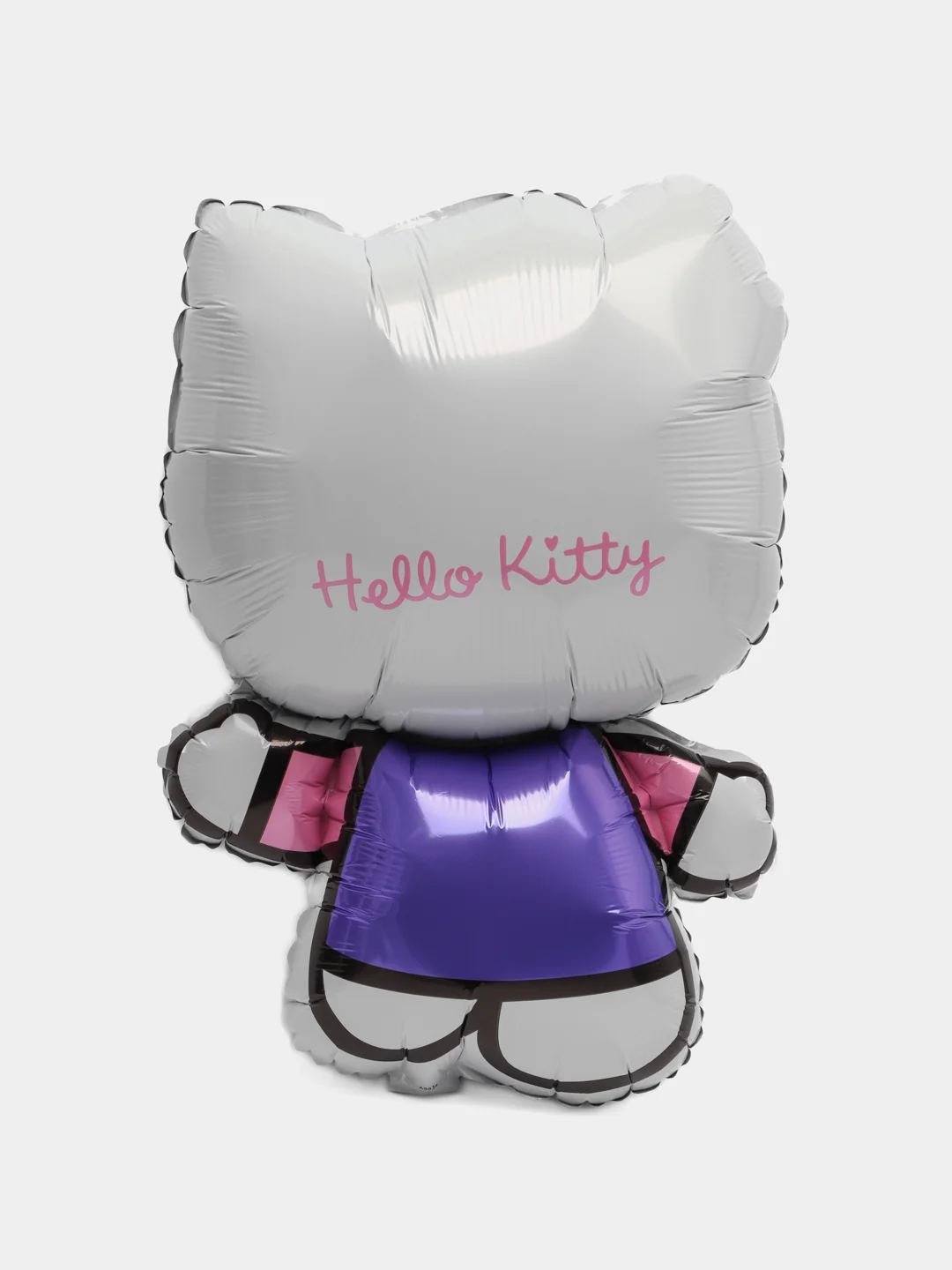 Фиолетовый воздушный шар фольгированный Hello Kitty (Хеллоу Китти)