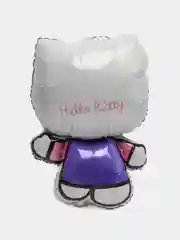 Фиолетовый воздушный шар фольгированный Hello Kitty (Хеллоу Китти)
