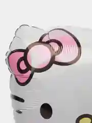 Фиолетовый воздушный шар фольгированный Hello Kitty (Хеллоу Китти)