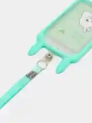 Бирюзовый бейджик на ленте