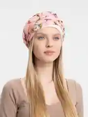 Кораллово-розовый шапка летняя