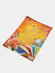 Манго плакат выпускной "Спасибо вам учителя", "До свидания детский сад", размер 59,5*47