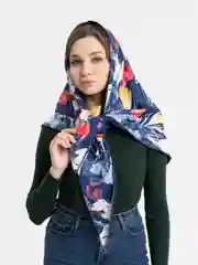 Желтый платок женский, на флисе, 5 цветов