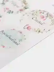 Голубой наклейки-стикеры круглые