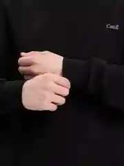 Черный худи мужское оверсайз